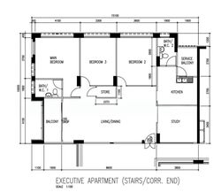 Blk 104A Kebun Baru Heights (Ang Mo Kio), HDB Executive #550974211